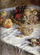 Pears and grapes Claude Monet